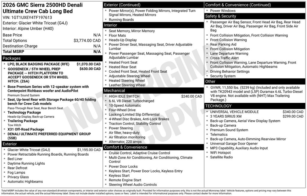 gmc sierra 2500hd 2026 1GT1UXEY4TF197613 image gmc sierra 2500hd 2026 1GT1UXEY4TF197613 image
